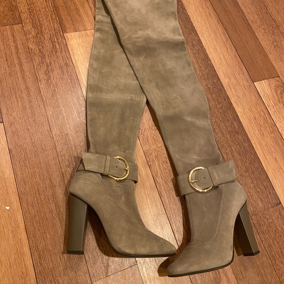 Giuseppe Zanotti. Knee High Boots. Beige color. - Picture 9 of 10
